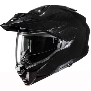 Kask motocyklowy HJC i80 Solid typu flip-up metaliczny czarny