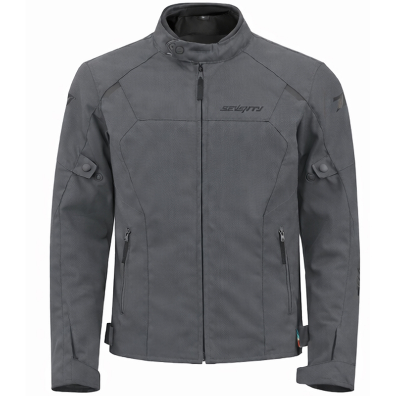 Kurtka motocyklowa damska Seventy Degrees SD-JR67 Piston ciemnoszara