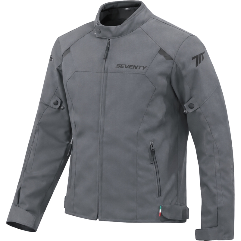 Kurtka motocyklowa damska Seventy Degrees SD-JR67 Piston ciemnoszara
