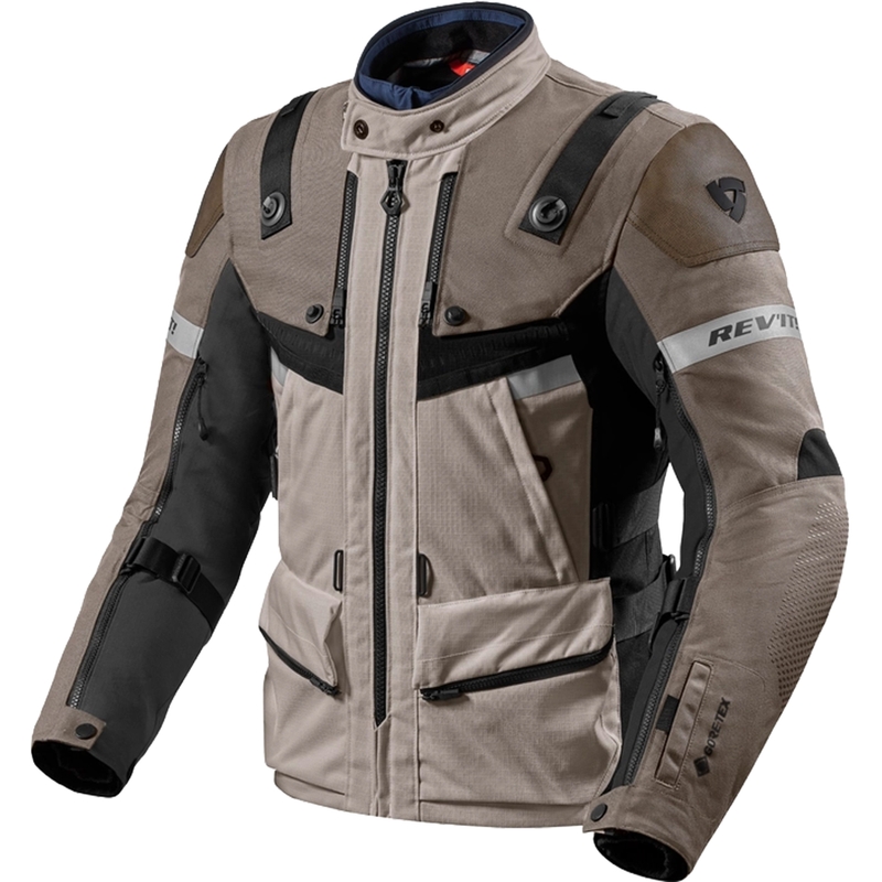 Kurtka motocyklowa Revit Defender 3 GTX brązowo-czarna