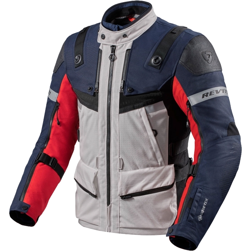 Kurtka motocyklowa Revit Defender 3 GTX czerwono-niebieska