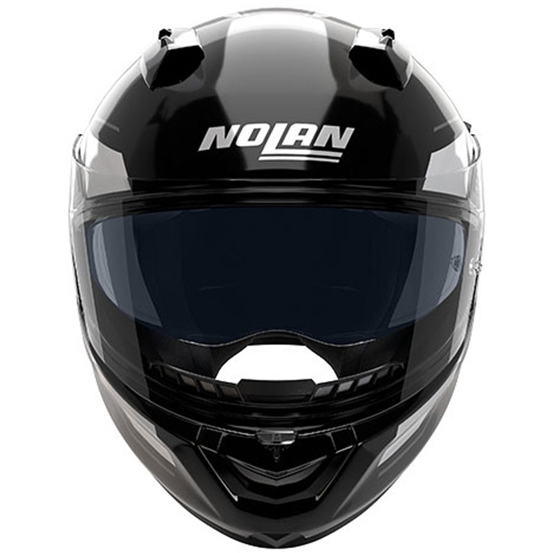 Kask motocyklowy integralny Nolan N60-6 Sincrono 353 czarno-biały
