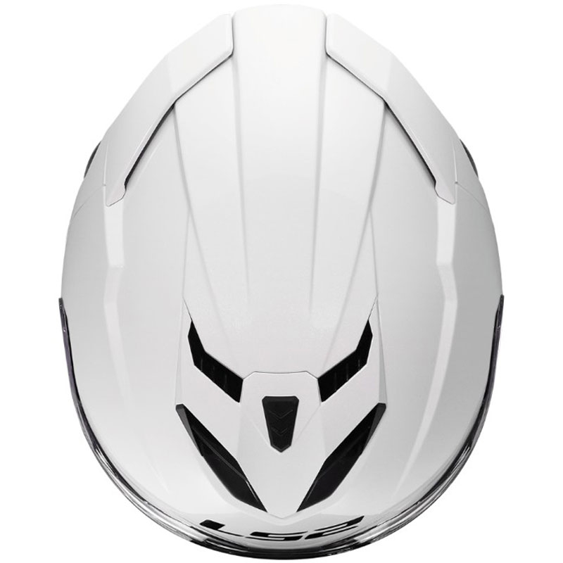 Kask motocyklowy integralny LS2 FF818 Storm III Solid połyskujący biały