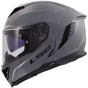 Kask motocyklowy integralny LS2 FF818 Storm III Solid połyskujący szary
