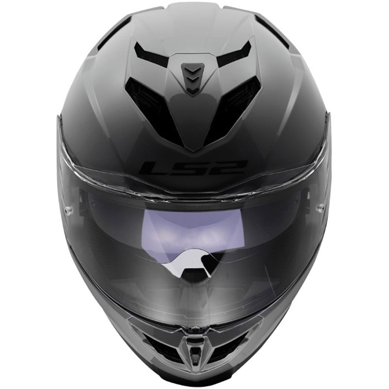 Kask motocyklowy integralny LS2 FF818 Storm III Solid połyskujący szary