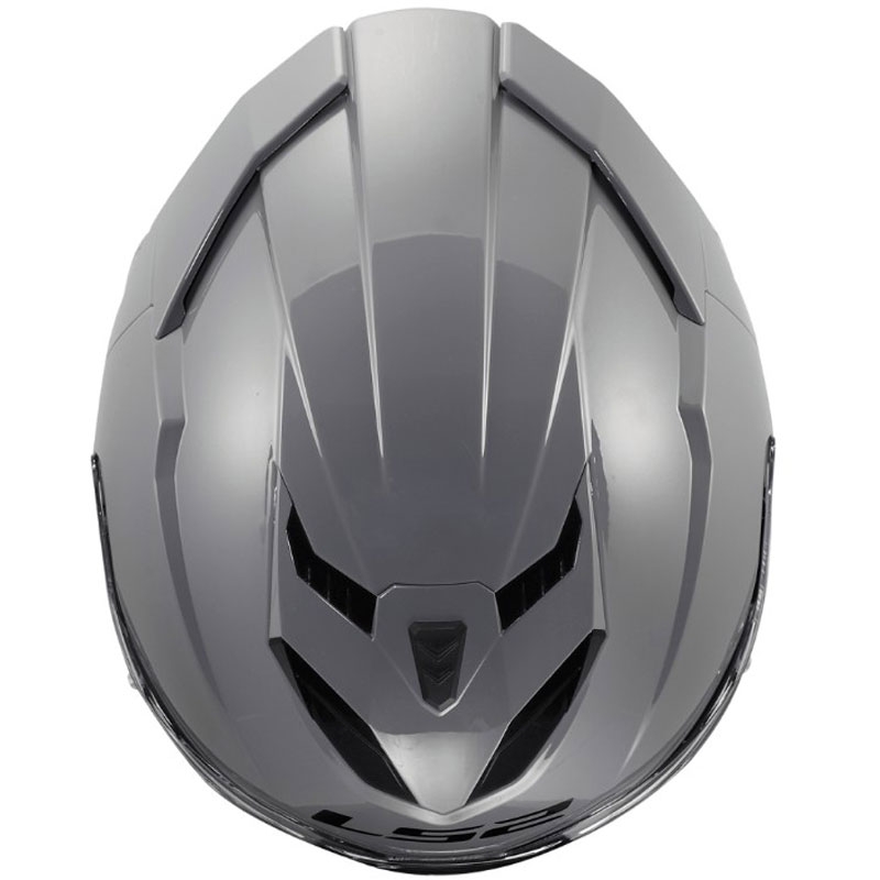 Kask motocyklowy integralny LS2 FF818 Storm III Solid połyskujący szary