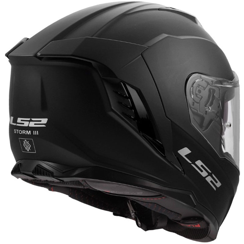 Kask motocyklowy integralny LS2 FF818 Storm III Solid matowy czarny