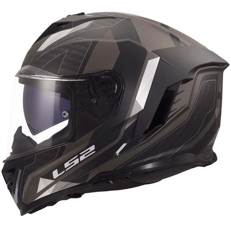 Kask motocyklowy integralny LS2 FF818 Storm III Sports matowy czarno-szary