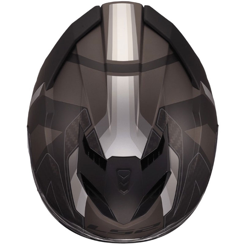 Kask motocyklowy integralny LS2 FF818 Storm III Sports matowy czarno-szary