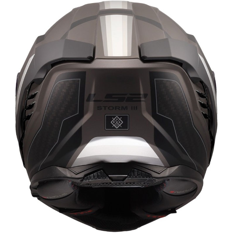 Kask motocyklowy integralny LS2 FF818 Storm III Sports matowy czarno-szary