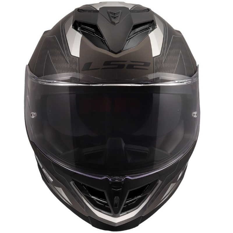Kask motocyklowy integralny LS2 FF818 Storm III Sports matowy czarno-szary