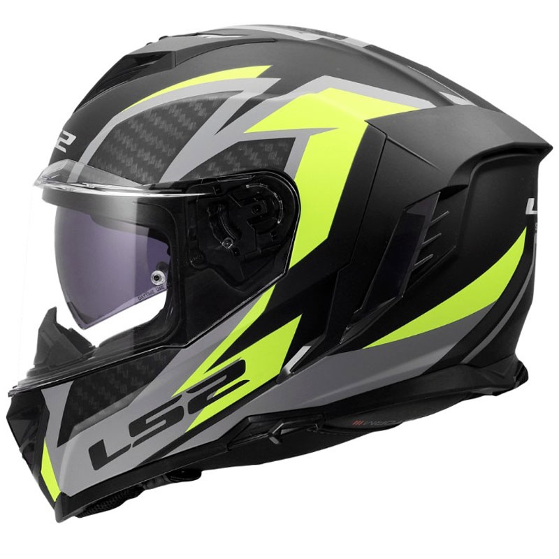 Kask motocyklowy integralny LS2 FF818 Storm III Dynamo czarno-żółty