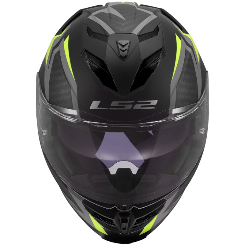 Kask motocyklowy integralny LS2 FF818 Storm III Dynamo czarno-żółty