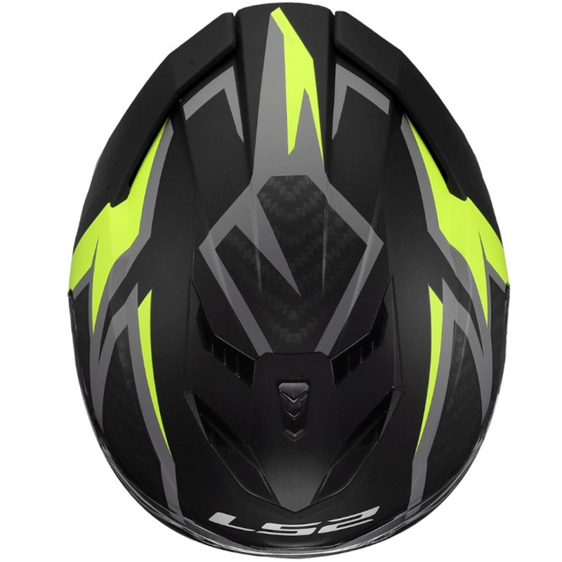 Kask motocyklowy integralny LS2 FF818 Storm III Dynamo czarno-żółty