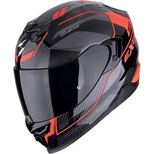 Integralny kask motocyklowy Scorpion EXO-520 EVO AIR LENA czarno-czerwony wyprzedaż