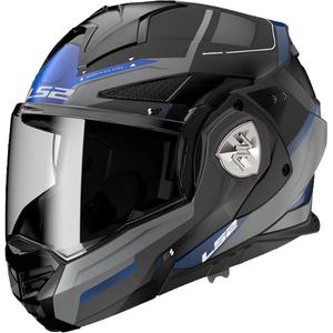 Kask motocyklowy typu flip-up LS2 FF901 Advant X Spectrum czarno-niebiesko-tytanowy