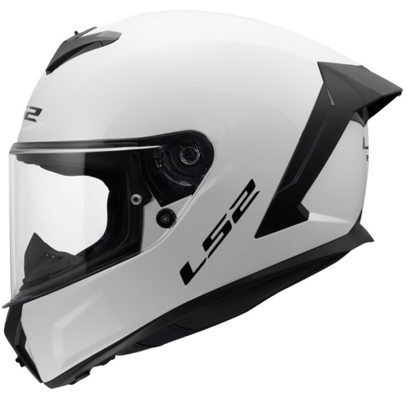 Kask motocyklowy integralny LS2 FF820 Rapid III Solid połyskujący biały
