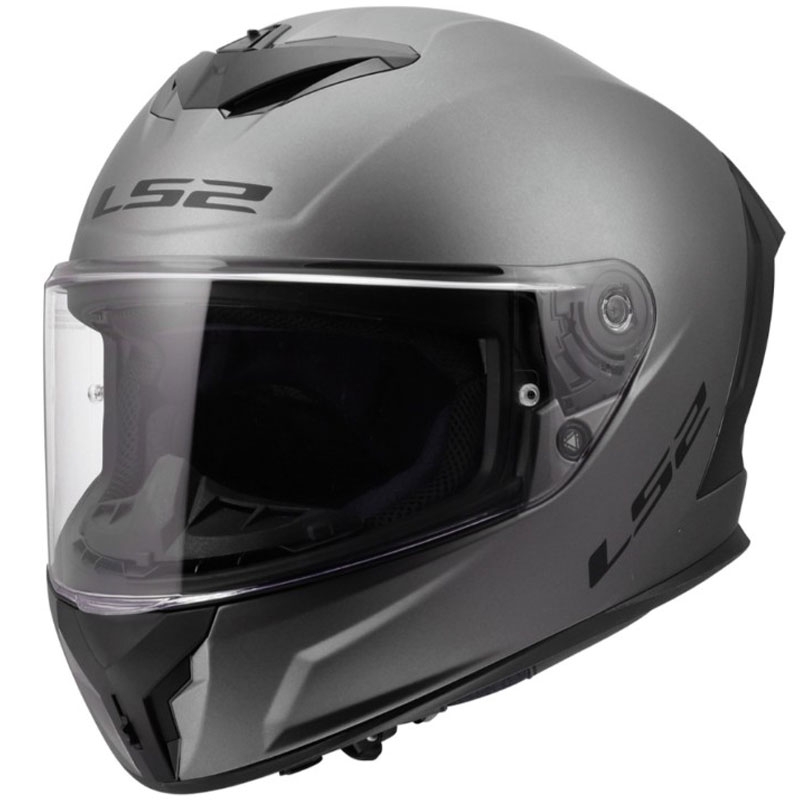 Kask motocyklowy integralny LS2 FF820 Rapid III Solid matowy tytan