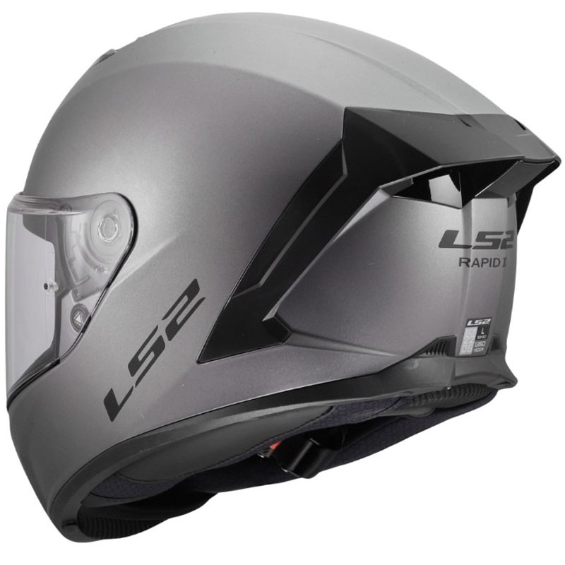Kask motocyklowy integralny LS2 FF820 Rapid III Solid matowy tytan