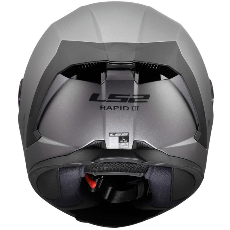 Kask motocyklowy integralny LS2 FF820 Rapid III Solid matowy tytan