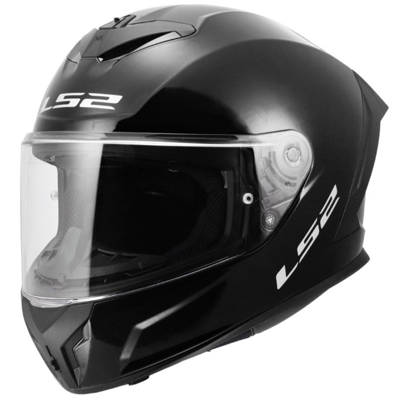 Kask motocyklowy integralny LS2 FF820 Rapid III Solid połyskujący czarny