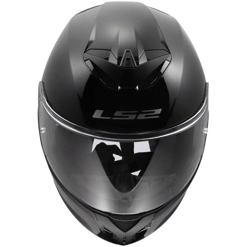 Kask motocyklowy integralny LS2 FF820 Rapid III Solid połyskujący czarny