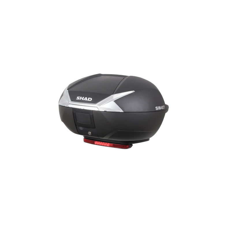 Top case SHAD SH47 black/white