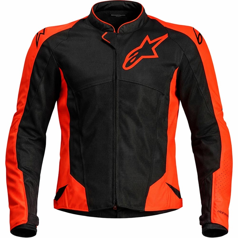 Kurtka motocyklowa Alpinestars Viper Air V4 fluo czerwono-czarna