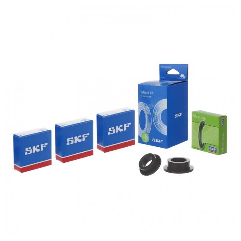 Wheel seals kit with spacers and bearings SKF rear