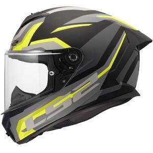 Kask motocyklowy integralny LS2 FF820 Rapid III Hyper matowo-czarno-żółty