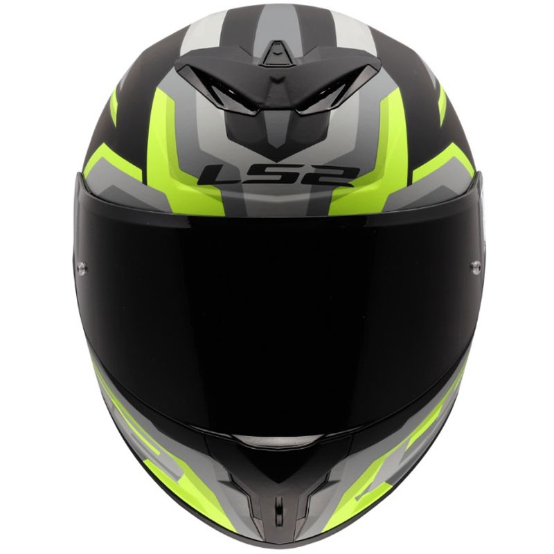 Kask motocyklowy integralny LS2 FF820 Rapid III Hyper matowo-czarno-żółty