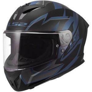 Kask motocyklowy integralny LS2 FF820 Rapid III Xtrem matowo-czarno-niebiesko-petrolowy