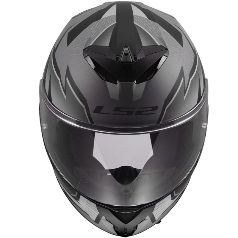 Kask motocyklowy integralny LS2 FF820 Rapid III Xtrem matowy czarno-szary