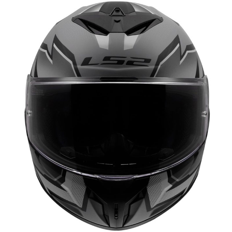 Kask motocyklowy integralny LS2 FF820 Rapid III Xtrem matowy czarno-szary