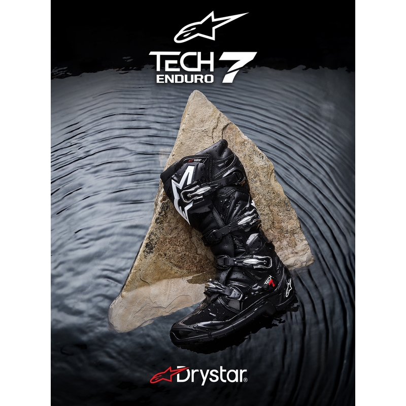 Buty motocyklowe Alpinestars Tech 7 Enduro Drystar czarne