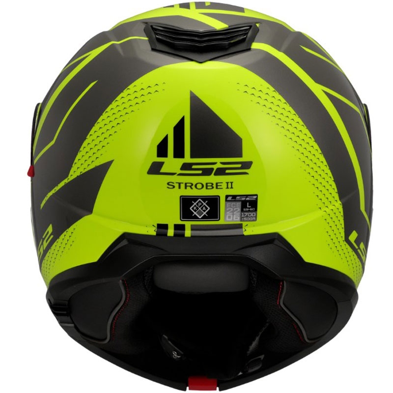 Kask typu flip-up LS2 FF908 Strobe II Code błyszczący fluo żółto-czarny
