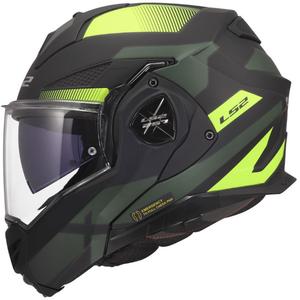Kask motocyklowy typu flip-up LS2 FF901 Advant X Nova matowy fluo żółto-czarny