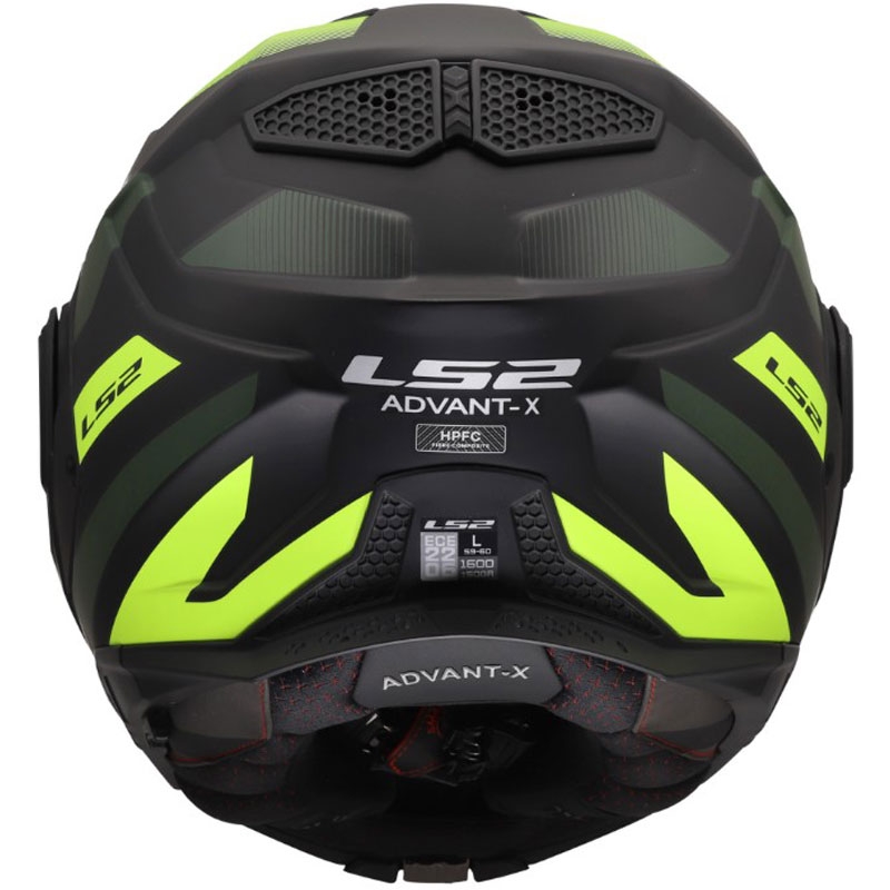 Kask motocyklowy typu flip-up LS2 FF901 Advant X Nova mat fluo żółto-czarny