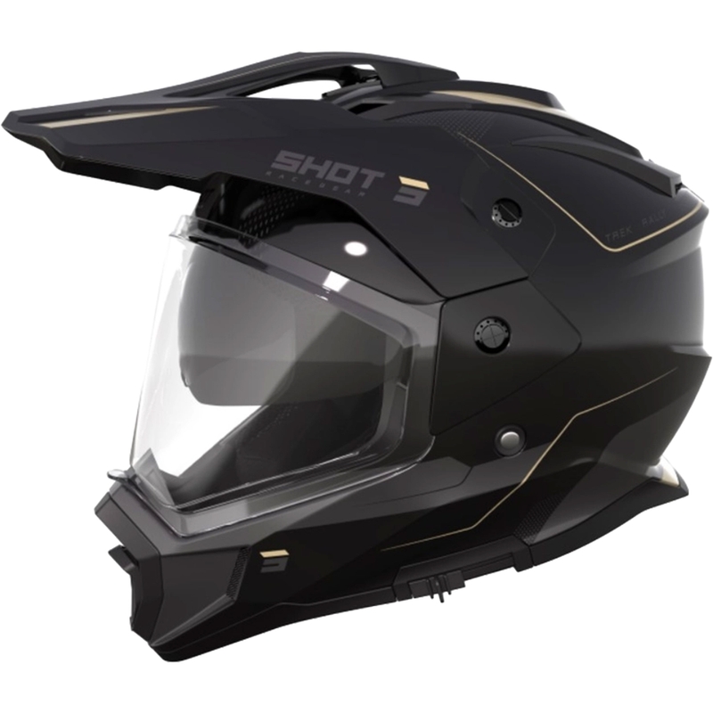 Kask Enduro Shot Trek Rally czarno - beżowy