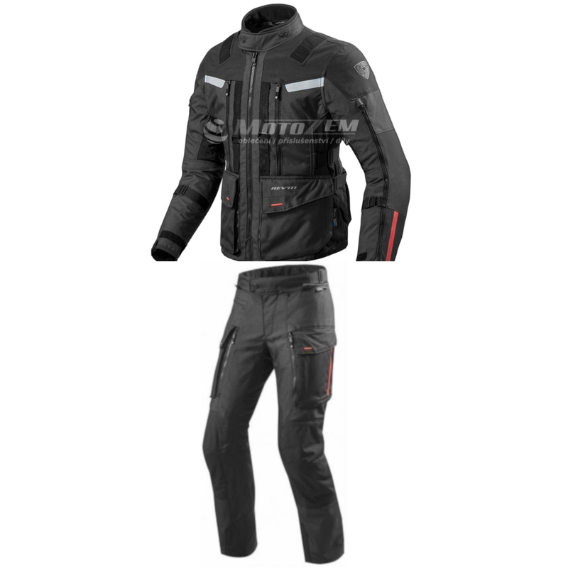 Kombinezon motocyklowy Revit Sand 3 czarny wyprzedaż