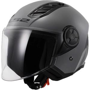 Otwarty kask motocyklowy LS2 OF616 Airflow II Solid Nardo Grey