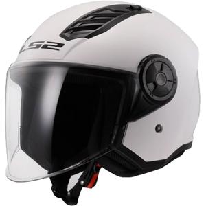 Otwarty kask motocyklowy LS2 OF616 Airflow II Solid Gloss White