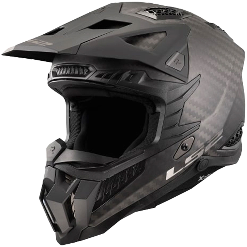 Kask motocrossowy LS2 MX703 C X-FORCE CARBON czarny matowy