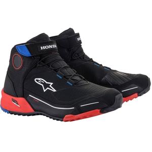 Buty motocyklowe Alpinestars CR-X Drystar Honda Collection czarno-czerwono-niebieskie