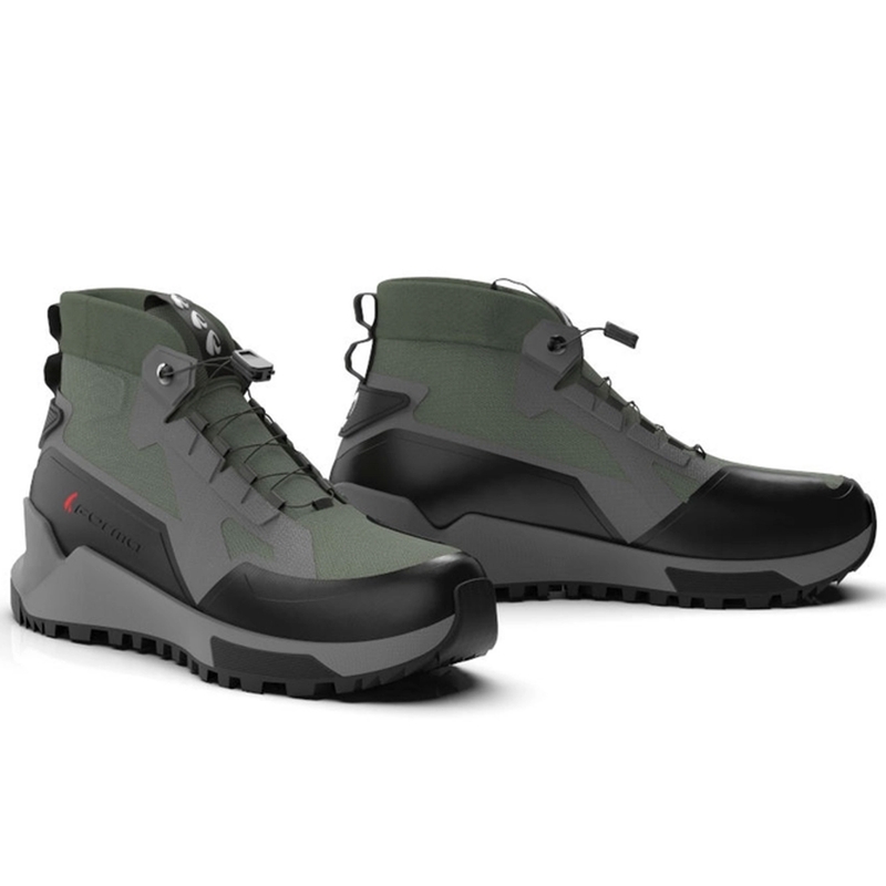 Buty motocyklowe Forma Kumo zielono-czarno-szare