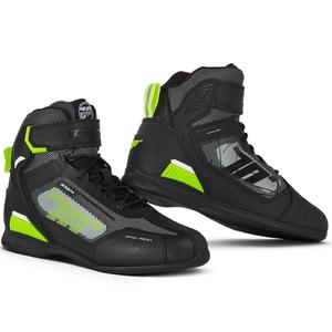 Buty motocyklowe SEVENTY DEGREES SD-BR2 Veloce czarno-fluo żółte