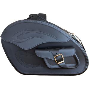 Skórzane torby motocyklowe RSA S266A czarne