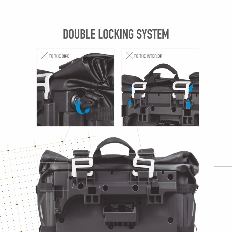 Waterproof saddle bags SHAD TR30