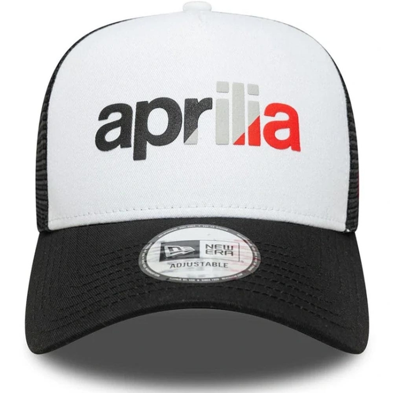 Czapka Aprilia 9forty Be A Racer z logo czarno-białym