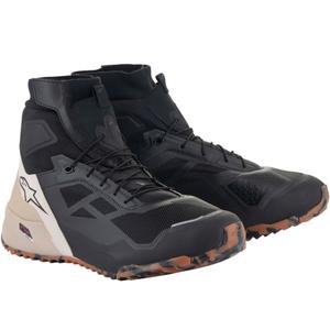 Buty motocyklowe Alpinestars CR-1 czarno-jasnobrązowe
